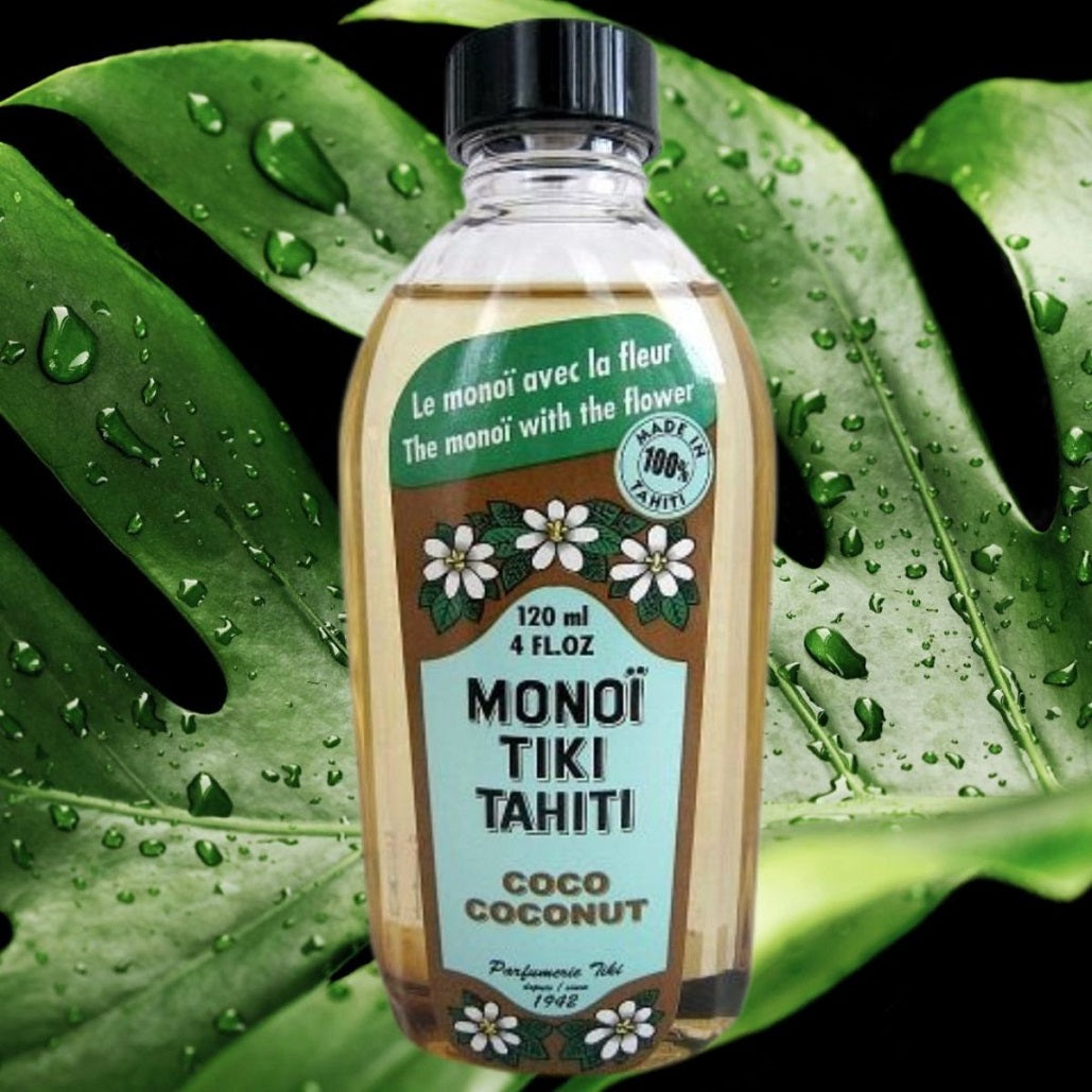 Monoï de Tahiti à la noix de coco, flacon de 120 ml - Couleurs du Fénua