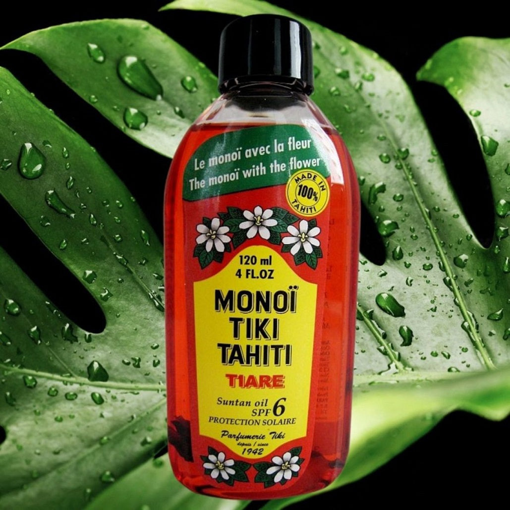 Monoï solaire de Tahiti, flacon de 120 ml - Couleurs du Fénua