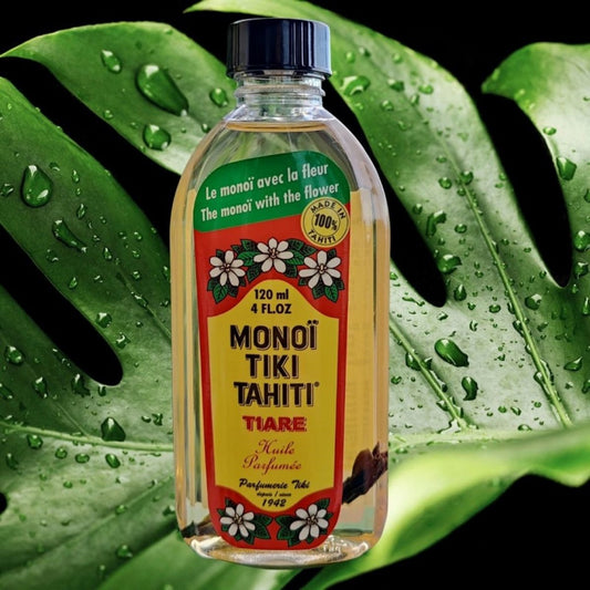 Monoï de Tahiti à la fleur de tiaré, flacon de 120 ml - Couleurs du Fénua