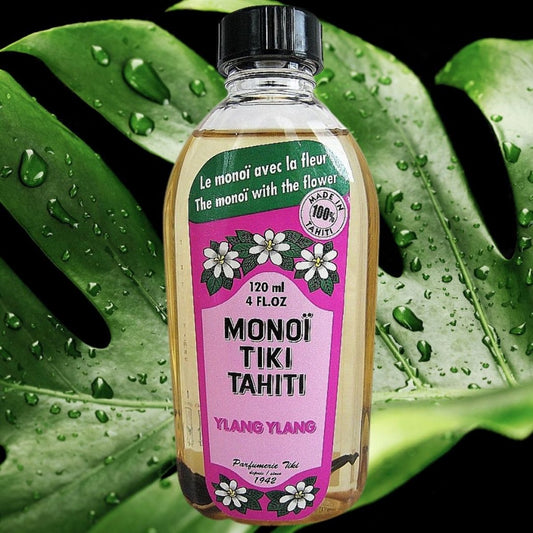 Monoï de Tahiti au ylang ylang, flacon de 120 ml - Couleurs du Fénua