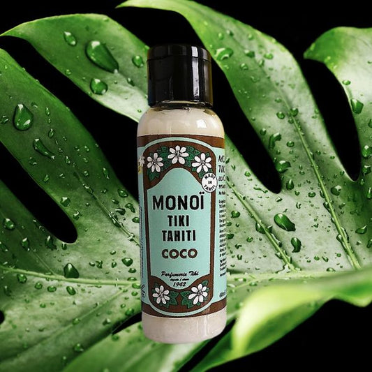 Monoï de Tahiti à la noix de coco, flacon de 60 ml - Couleurs du Fénua